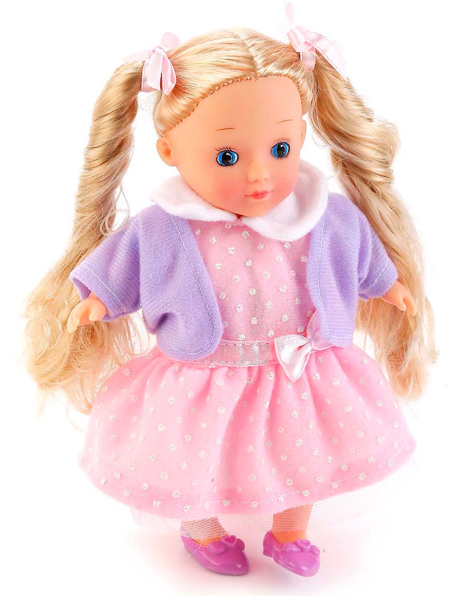Карапуз Кукла озвученная  цвет одежды розовый сиреневый