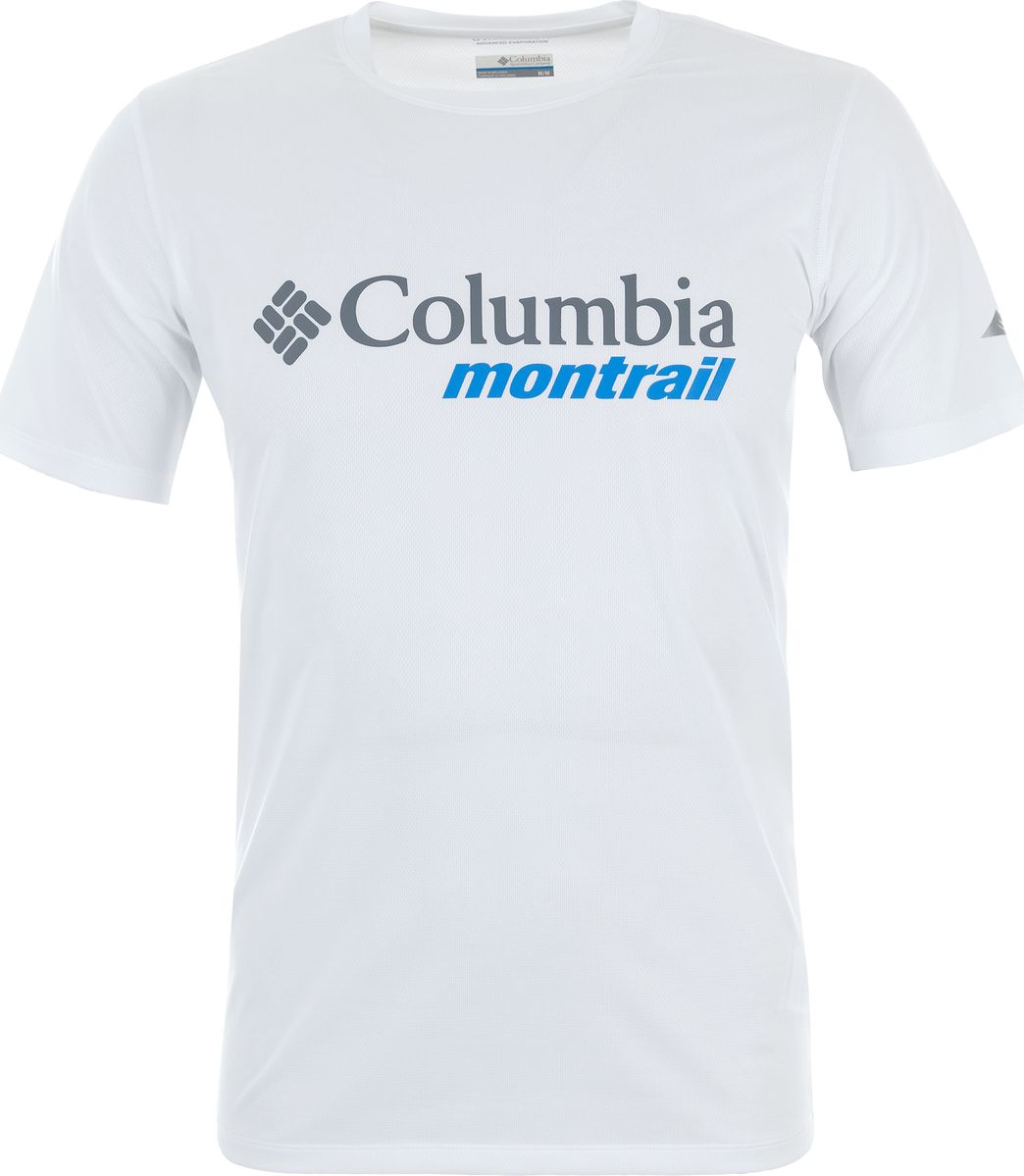 Футболка мужская Columbia Trinity Trail Tee, цвет: белый. 1759211-102. Размер L (48/50)