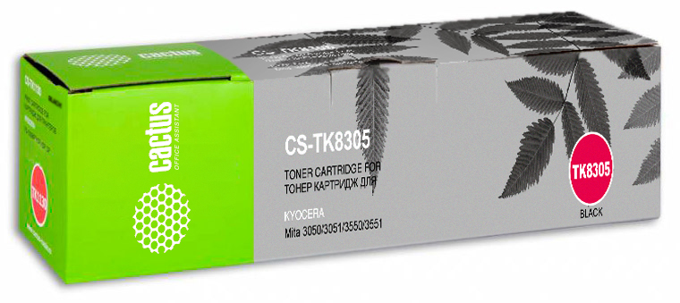 Cactus CS-TK8305, Black тонер-картридж для Kyocera Mita 3050/3050ci/3051/3051ci/3550/3550ci/3551/3551ci