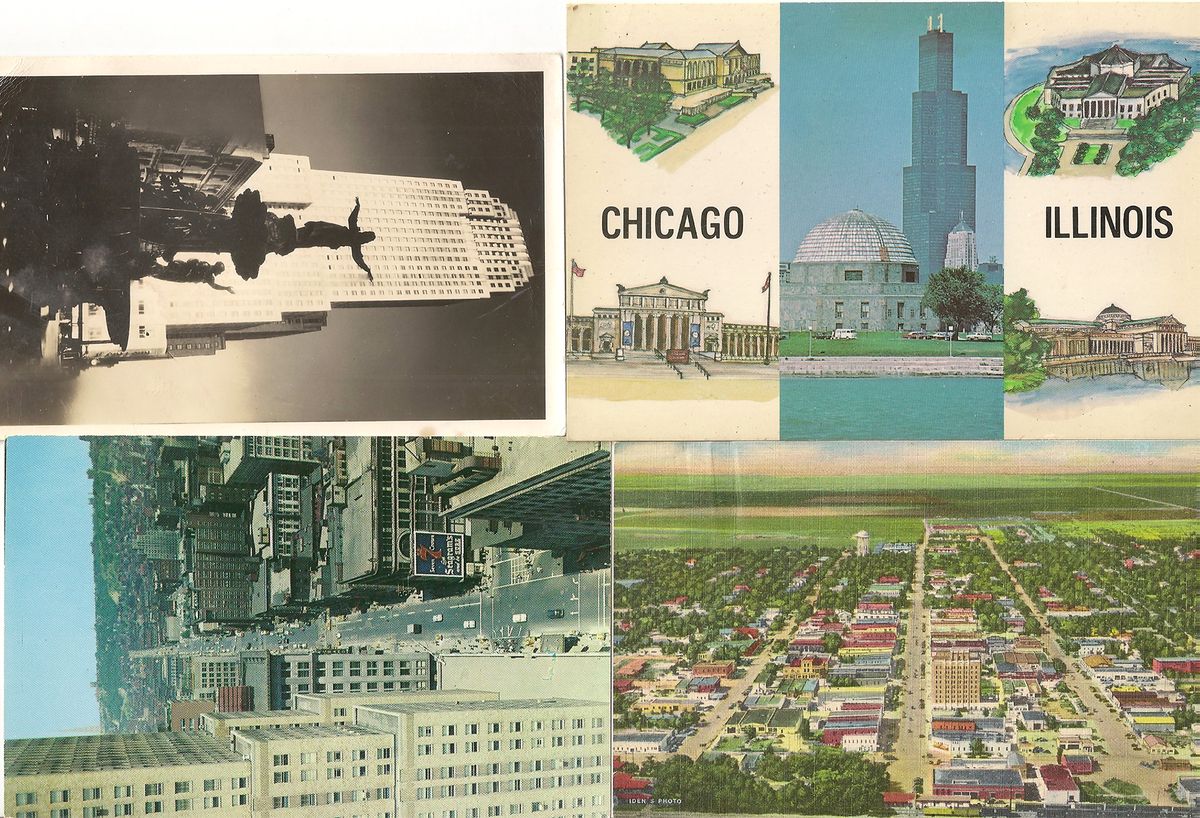 Набор из 4 открыток. Виды США, 70-90 годы (комплект из 4 открыток)