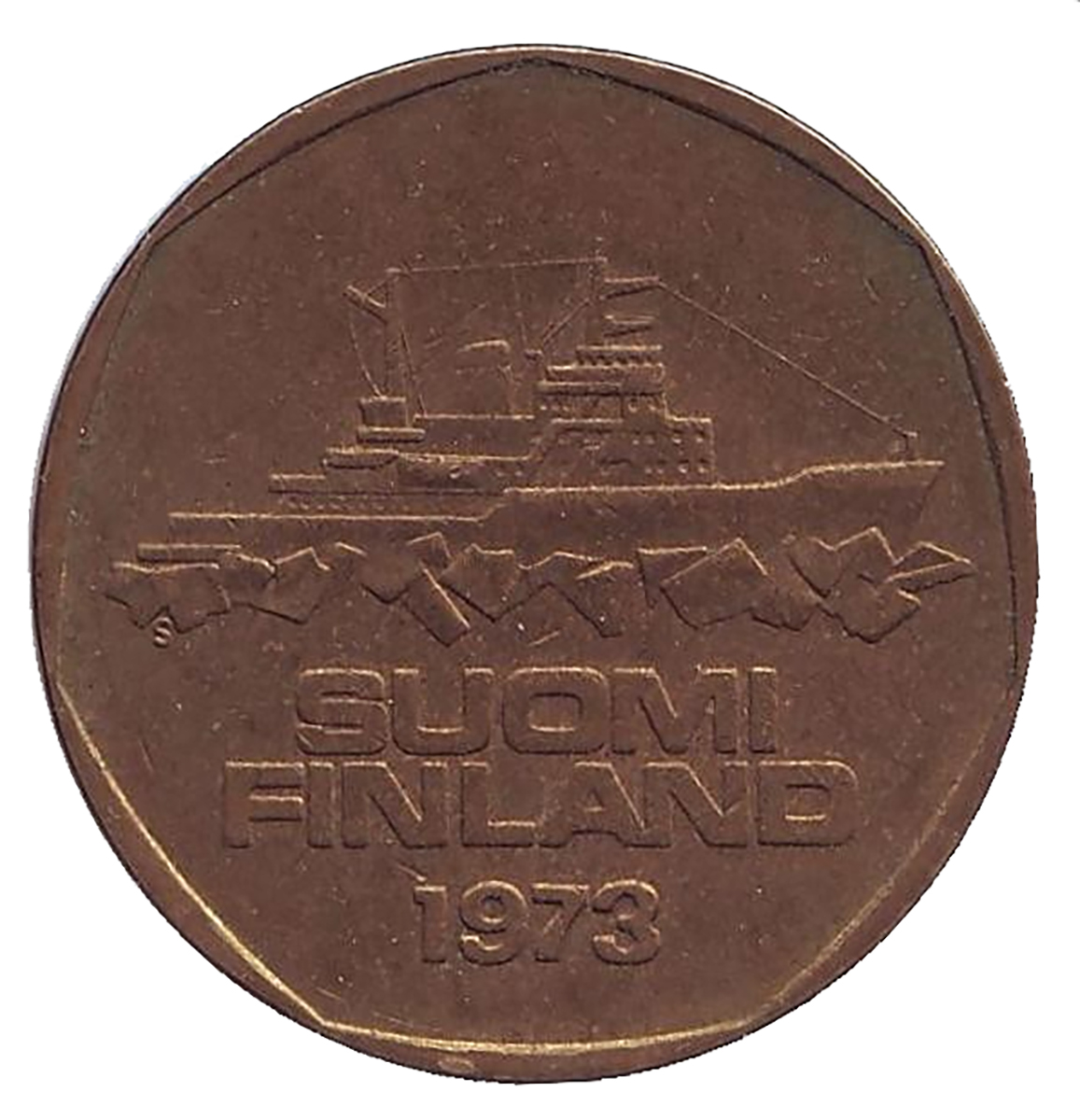 Монета номиналом 5 марок 