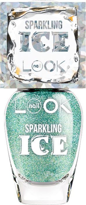 NailLOOK Лак для ногтей Trends Sparkling Ice, Lime, 8,5 мл