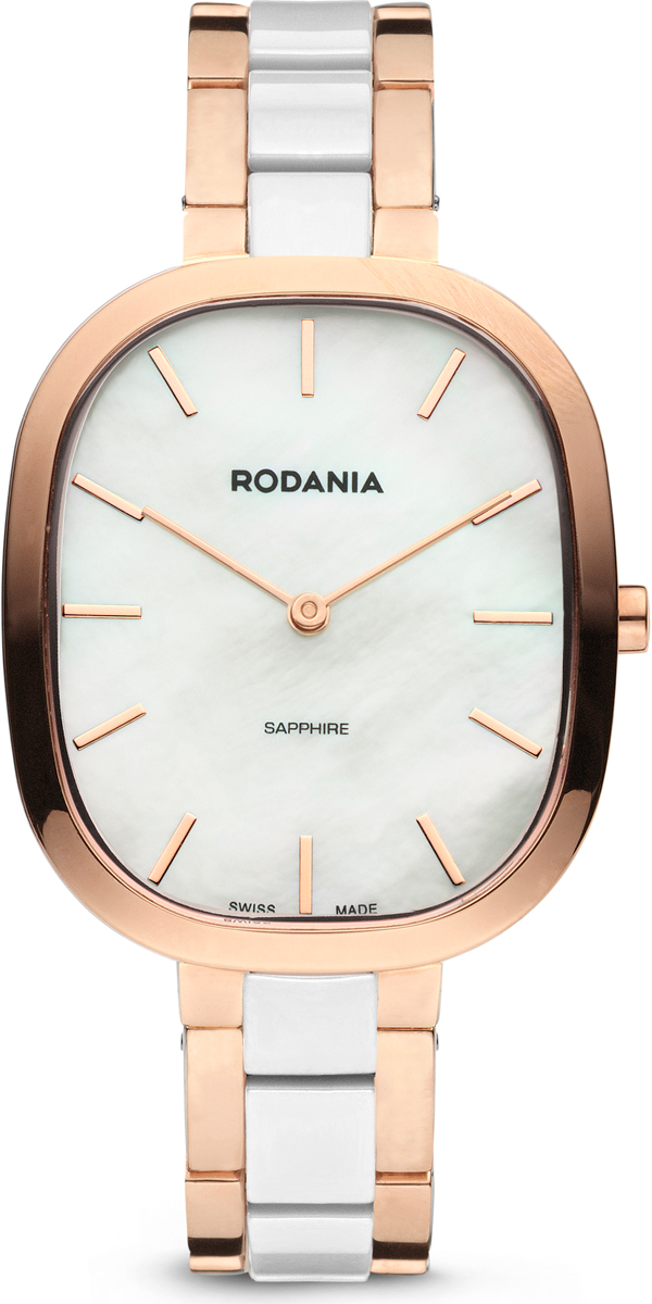 Часы наручные женские Rodania, цвет: белый, золотой. RD-74-02