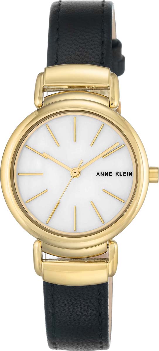 Часы наручные женские Anne Klein, цвет: черный, золотой. AK-2752-01