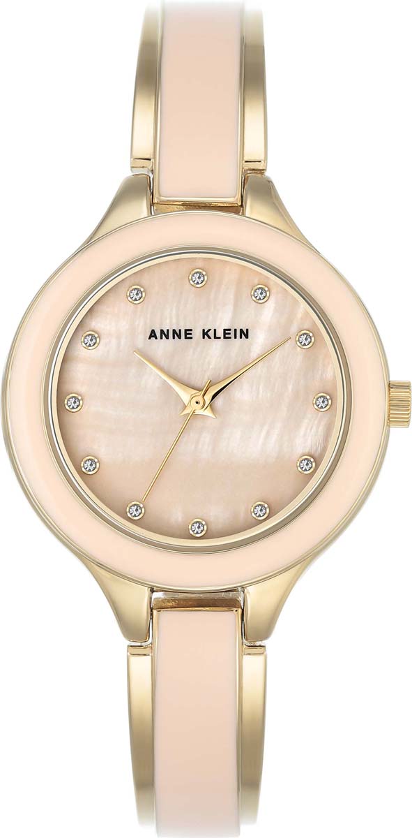 Часы наручные женские Anne Klein, цвет: светло-розовый, золотой. AK-2934-03