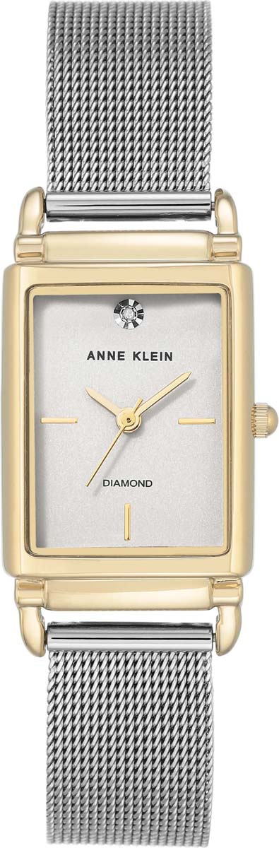 Часы наручные женские Anne Klein, цвет: серый металлик, золотой. AK-2971-01