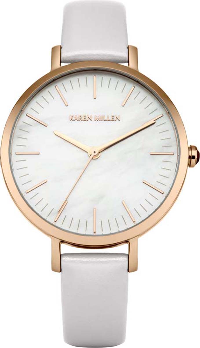 Часы наручные женские Karen Millen, цвет: белый. KML-48-02