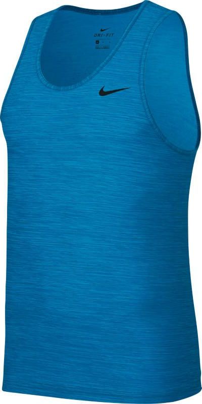 Майка мужская Nike Breathe Training Tank, цвет: синий. 832863-482. Размер L (50/52)