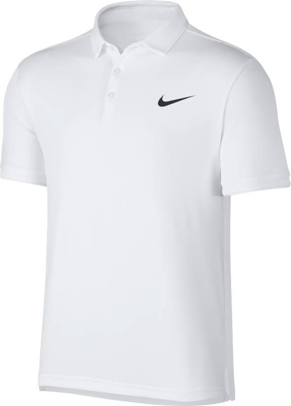 Поло мужское Nike Court Dry Tennis Polo, цвет: белый. 830849-103. Размер XL (52/54)