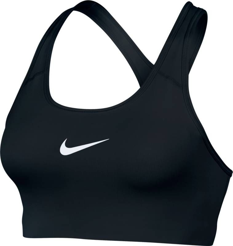 Топ-бра женский Nike Swoosh Sports Bra, цвет: черный. 842398-010. Размер M (46/48) цена Топ-бра женский Nike Swoosh Sports Bra, цвет: черный. 842398-010. Размер M (46/48) цены онлайн