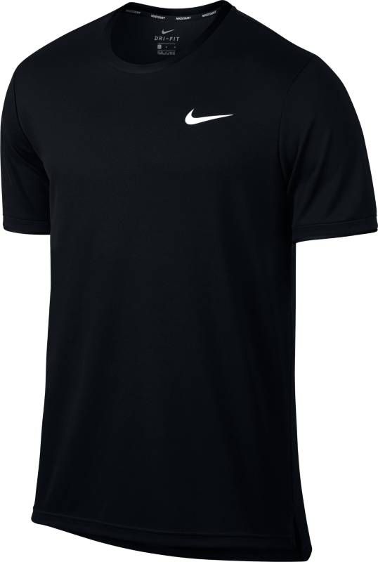 Футболка мужская Nike Court Dry Tennis Top, цвет: черный. 830927-012. Размер S (44/46)
