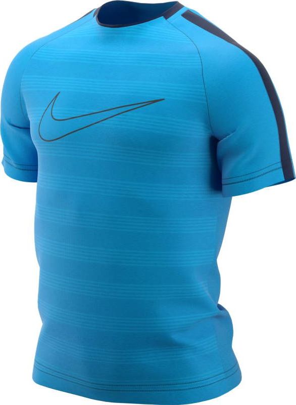 Футболка мужская Nike Dry Academy, цвет: синий, черный. AJ4222-469. Размер S (44/46)