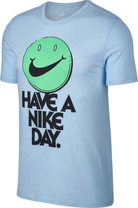 Футболка мужская Nike Sportswear, цвет: голубой. 911903-495. Размер L (50/52)