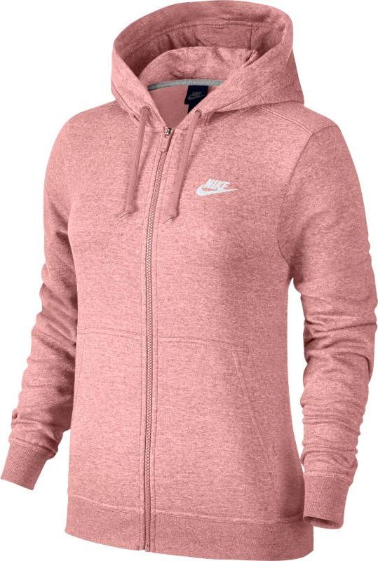 Худи женское Nike Sportswear Hoodie, цвет: коралловый. 853930-697. Размер L (48/50)