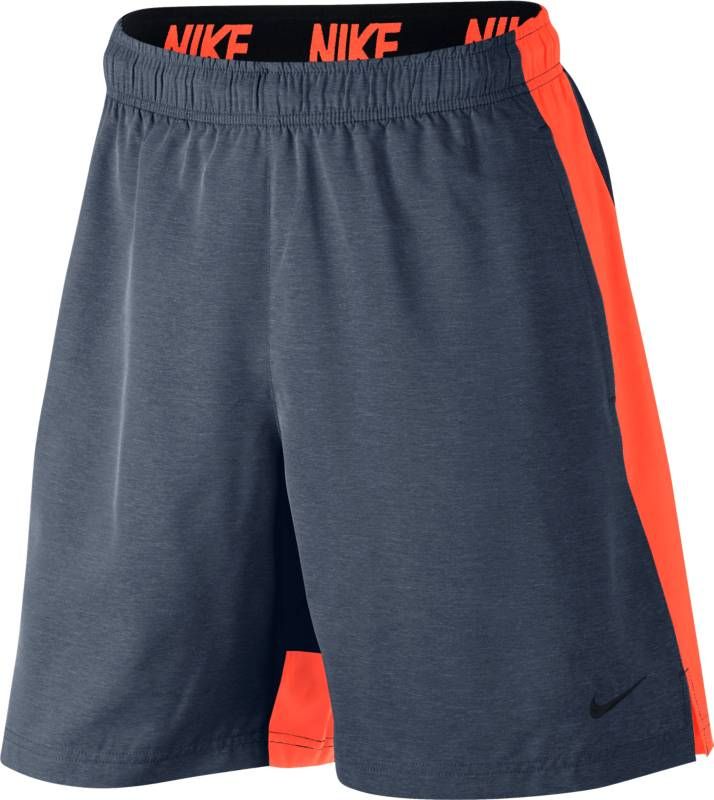 Шорты мужские Nike Flex Training Short, цвет: серый, оранжевый. 833271-471. Размер M (46/48)