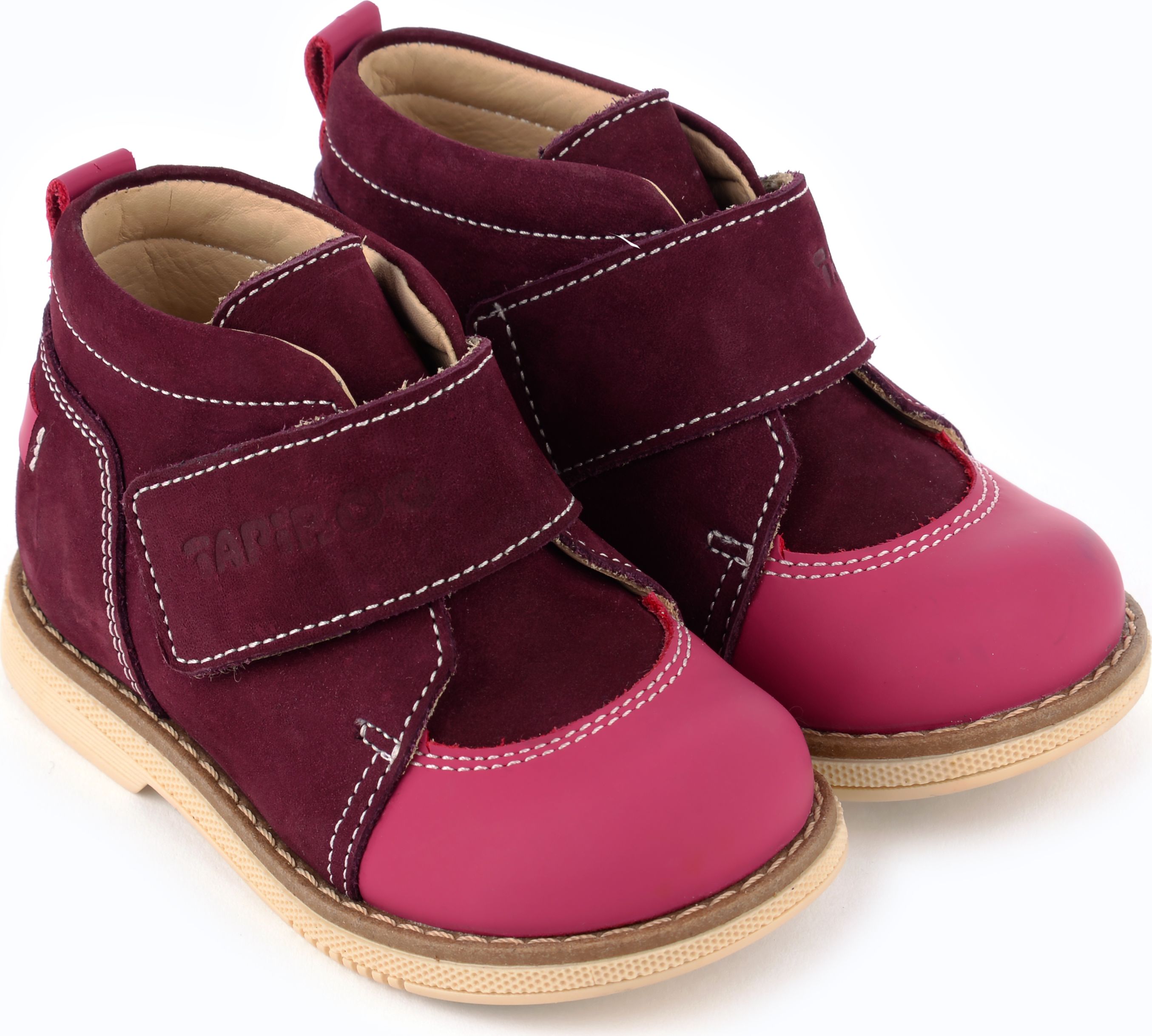 Ботинки для девочки Tapiboo Мак, цвет: бордовый. FT-24015.18-OL06O.01. Размер 18
