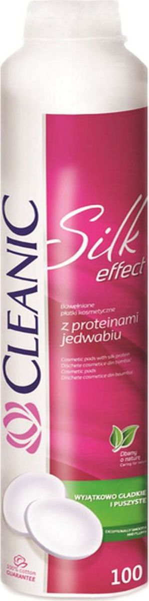 Cleanic Ватные диски Silk Effect, 100 шт ten m journey ватные диски для новорождённых sh116