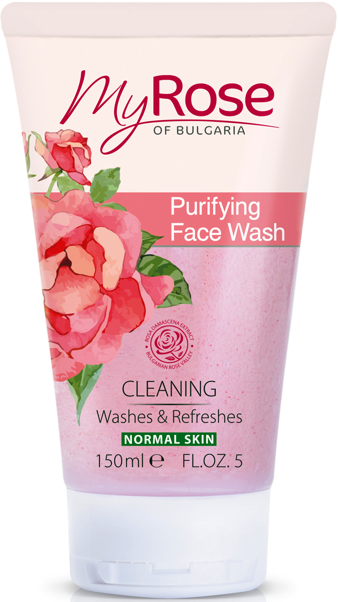 My Rose of Bulgaria Гель очищающий для лица Purifying Face Wash, 150 мл