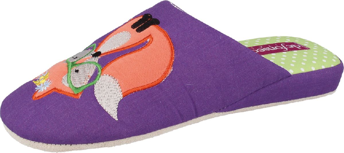 Тапочки женские De Fonseca, цвет: фиолетовый. BERGAMO W305. Размер 38/39