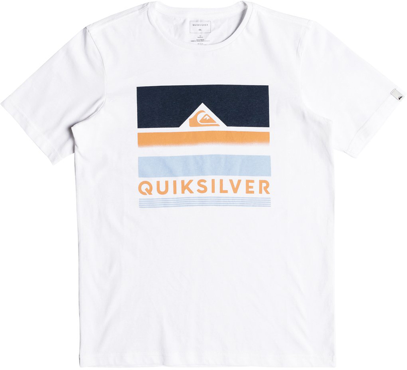 Футболка для мальчика Quiksilver, цвет: белый. EQBZT03681-WBB0. Размер 146/152