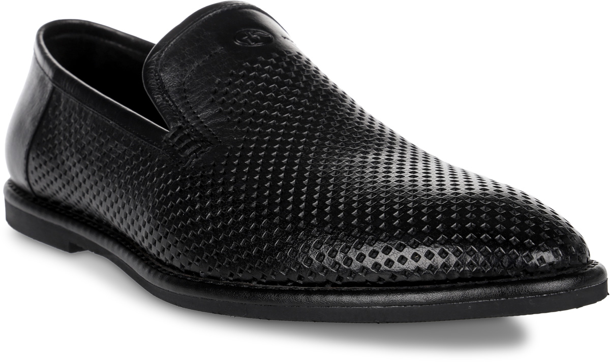 Туфли мужские Dino Ricci, цвет: черный. 358-80-01. Размер 45