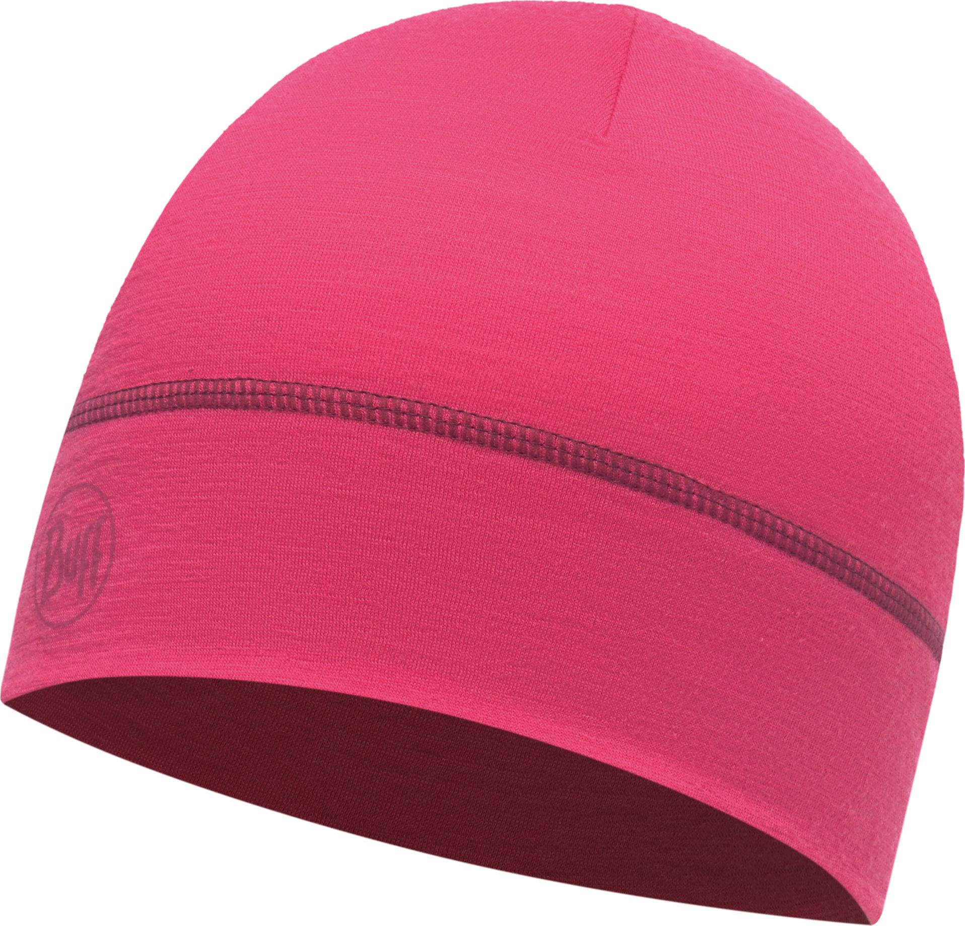 Шапка Buff Lightweight Merino Wool 1 Layer Hat Solid Wild Pink, цвет: розовый. 117065.540.10.00. Размер универсальный