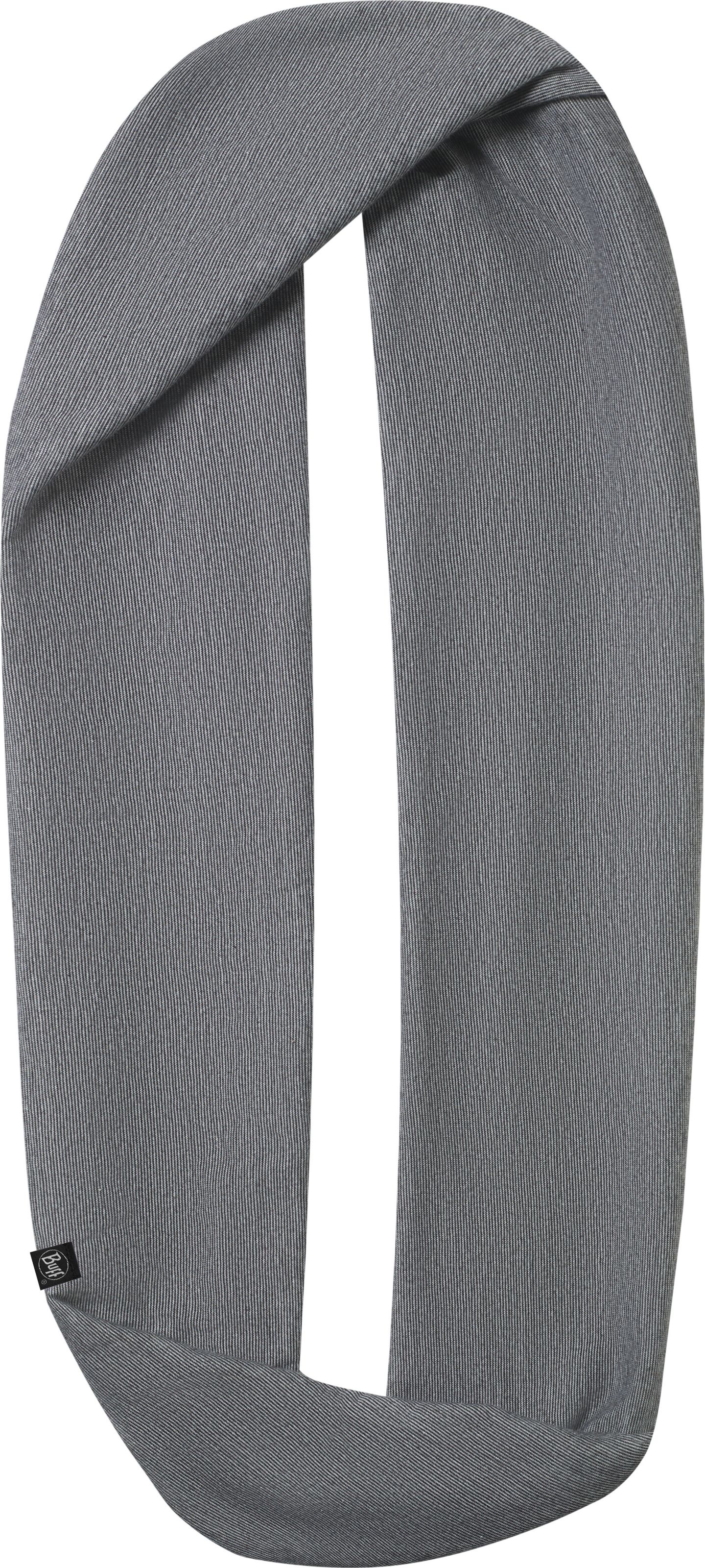 Шарф Buff Cotton Infinity Grey Stripes, цвет: серый. 115015.937.10.00. Размер универсальный