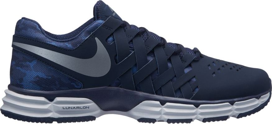 Кроссовки мужские Nike Lunar Fingertrap Training, цвет: синий. 898066-401. Размер 9 (41,5)