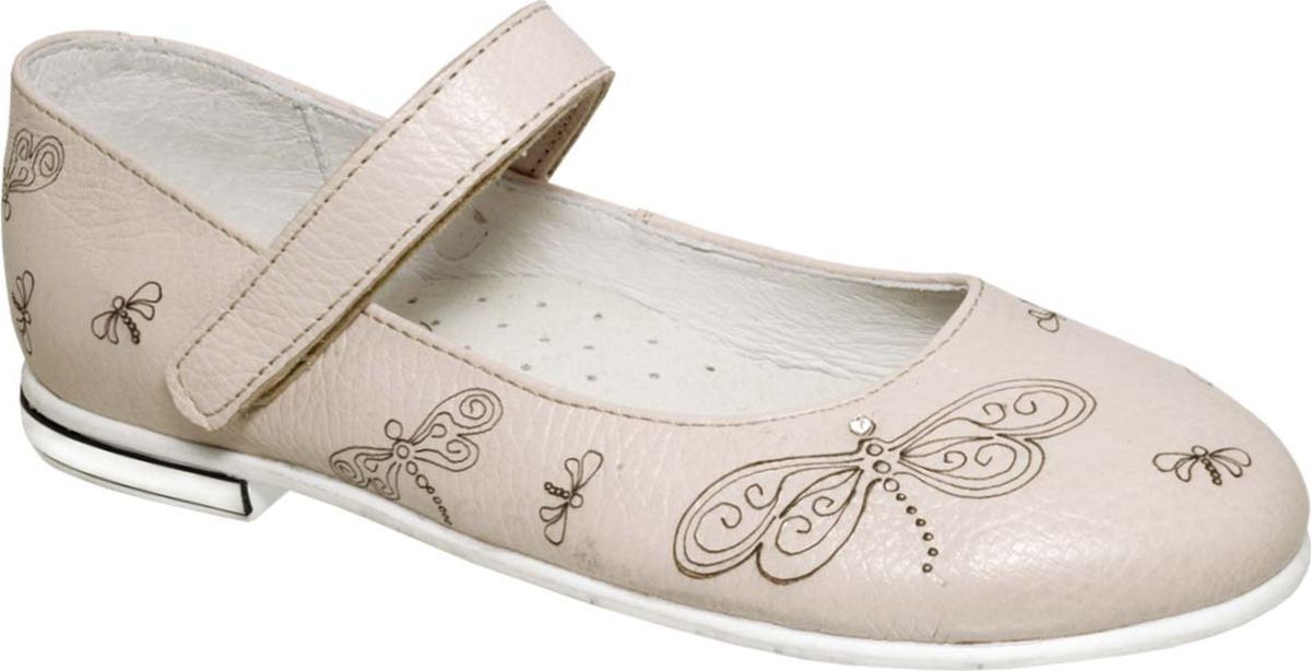 Туфли для девочки Лель, цвет: светло-розовый. 4-1243. Размер 31
