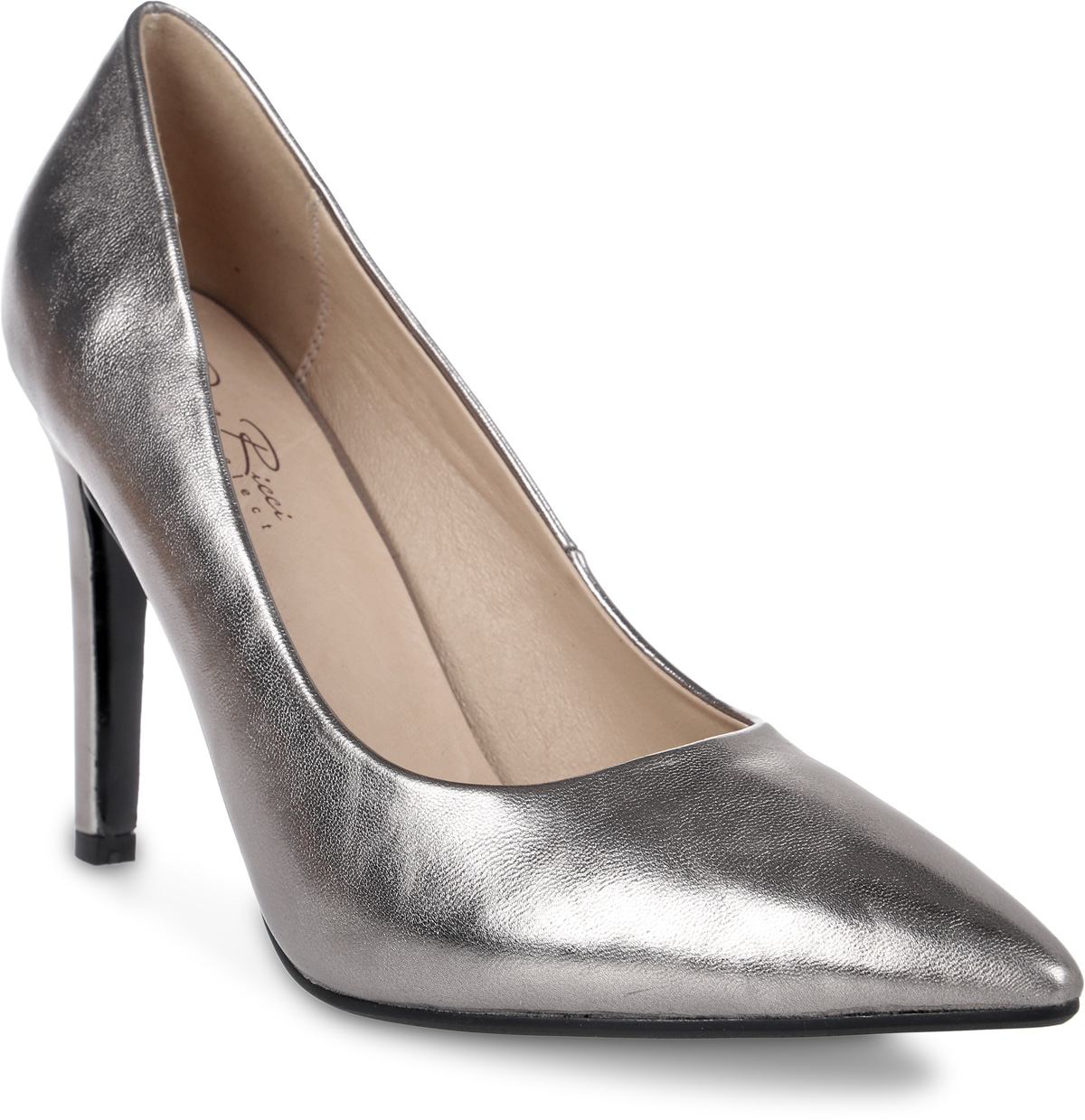 Туфли женские Dino Ricci, цвет: серый металлик. 435-199-01. Размер 36