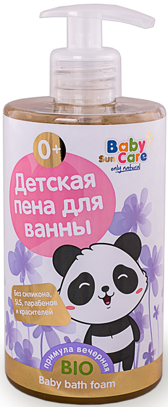 Baby Sun Care Пена детская для ванны с экстрактом примулы вечерней 460 мл lancaster sun care масло шелковистое для тела для усиления загара spf30 sun care масло шелковистое для тела для усиления загара spf30
