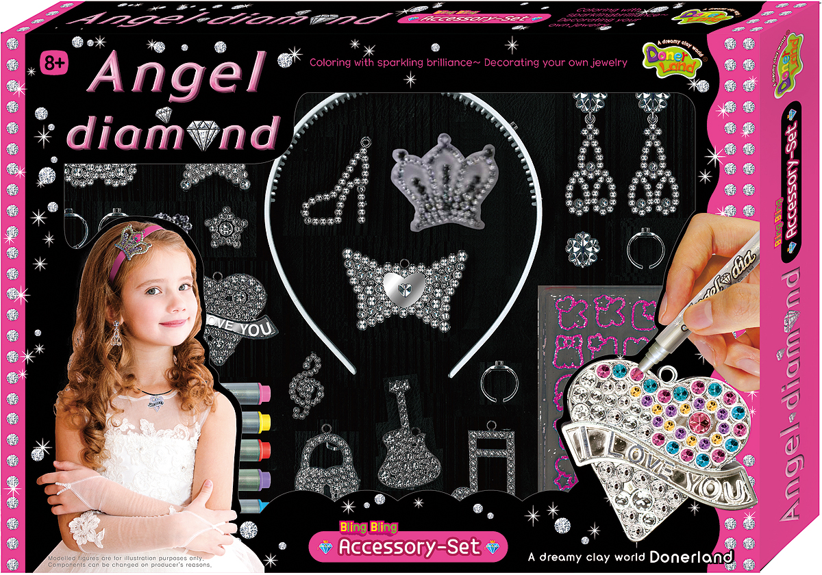 Donerland Набор для создания украшений, аксессуаров Angel Diamond Accessory Set