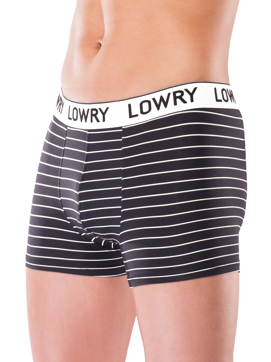 Трусы-боксеры мужские Lowry, цвет: черный. MSHL-431. Размер XXL (50/52) плавки мужские lowry цвет черный бирюзовый mst 3 размер s 44