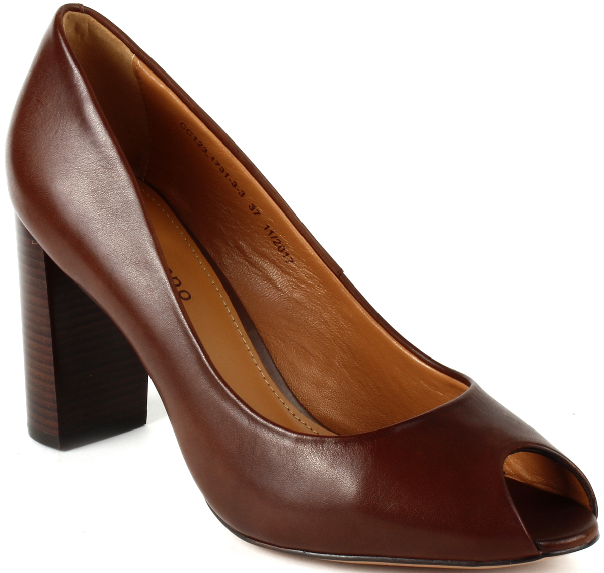 Туфли женские El Tempo, цвет: коричневый. CC123_1731-3-3_BROWN. Размер 39