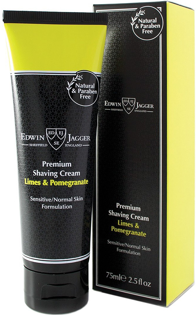 Edwin Jagger Крем для бритья Lime & Pomegranate, 75 мл средства для бритья