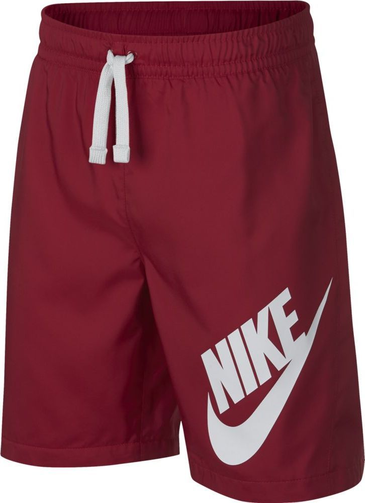 Шорты для мальчика Nike Sportswear, цвет: красный. 923360-687. Размер S (128/140)