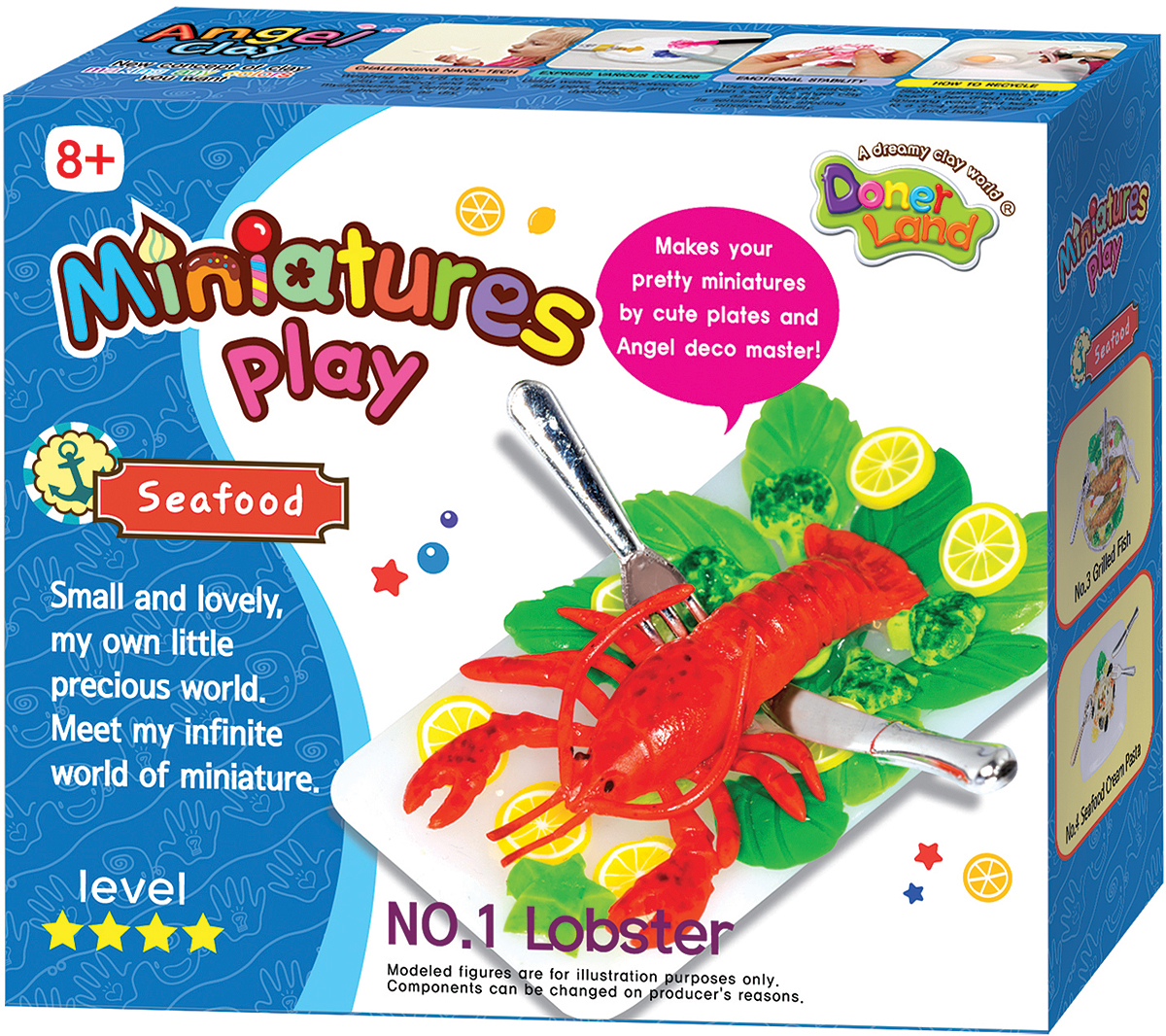 Donerland Набор для лепки Miniatures Play Lobster