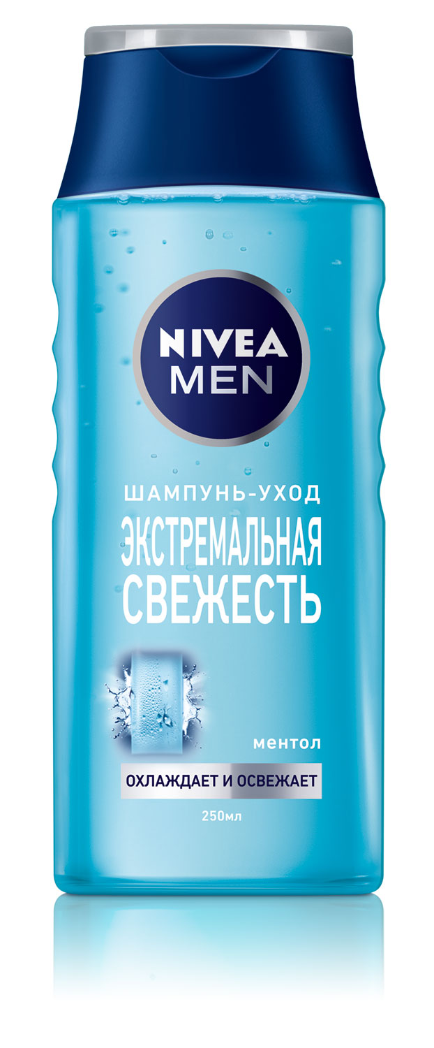 NIVEA Шампунь для мужчин «Экстремальная свежесть» для склонных к жирности волос 250 мл