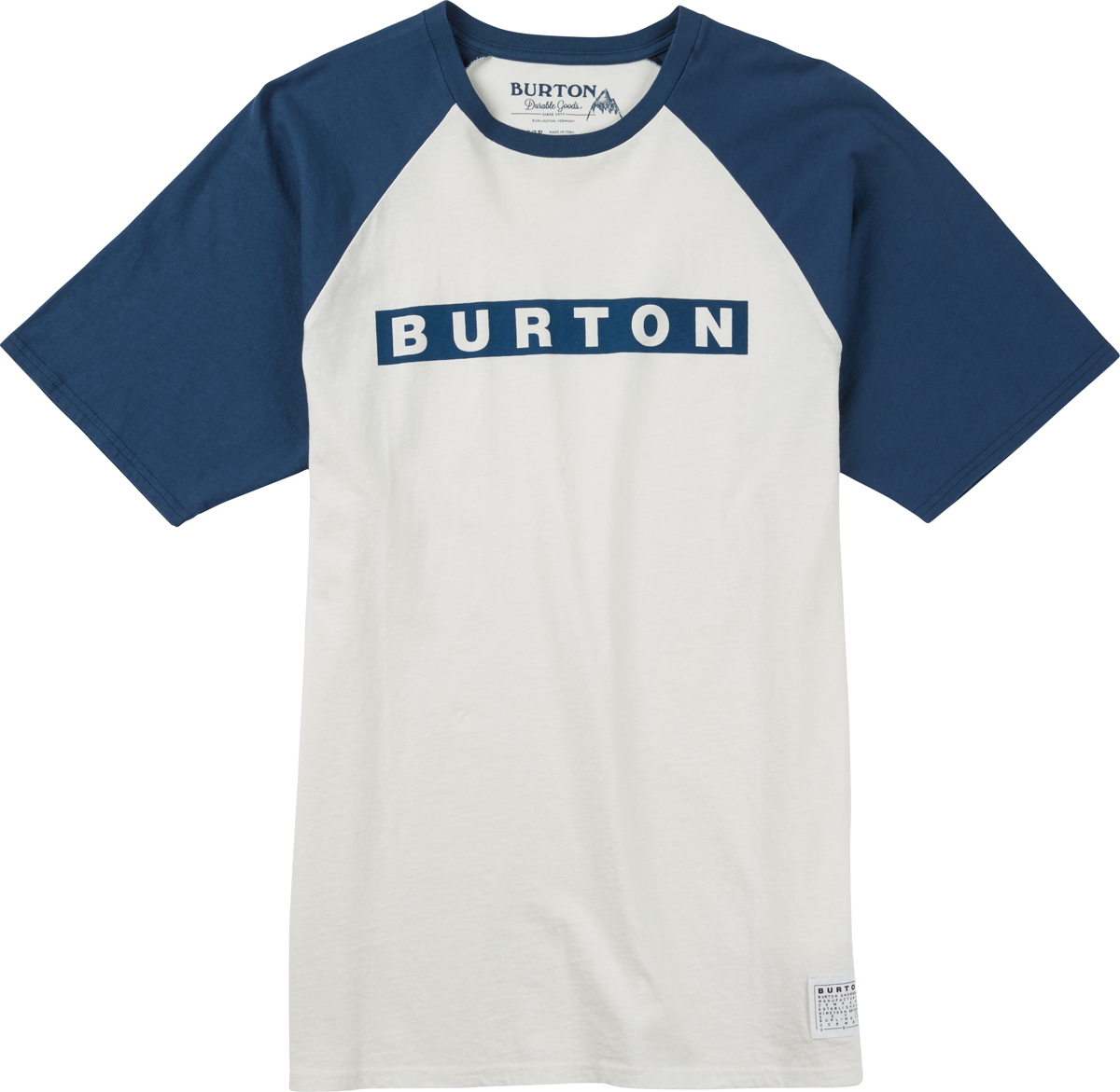 Футболка мужская Burton Mb Vault Ss, цвет: белый. 16837104100. Размер XS (44)