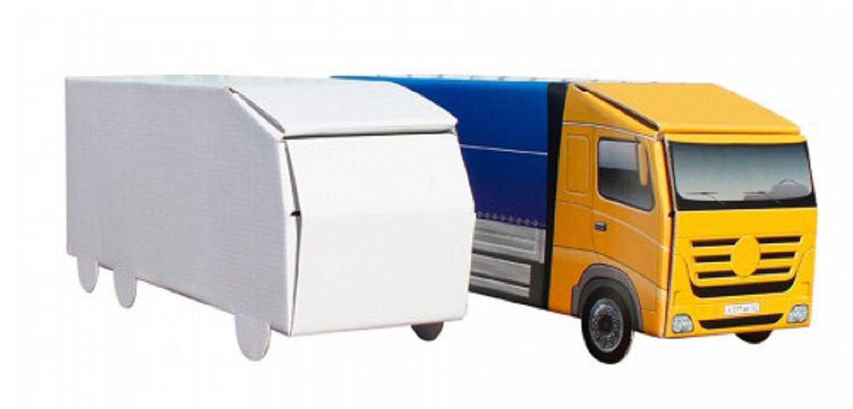 Картонная мастерская Игровой набор для раскрашивания Шустрый фургон 34 х 105 х 14 см