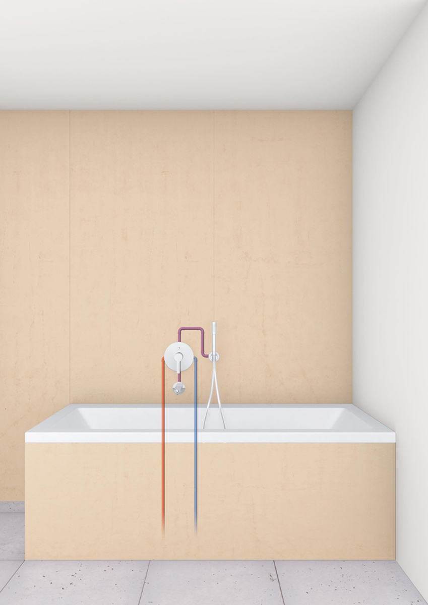 Излив для ванны GROHE "Eurosmart Cosmopolitan". 13261000 Излив для ванны с настенным монтажом. Хромированная поверхность. Аэратор, внешняя резьба 1/2",вынос 170 мм, минимальное давление 1,0 бар.