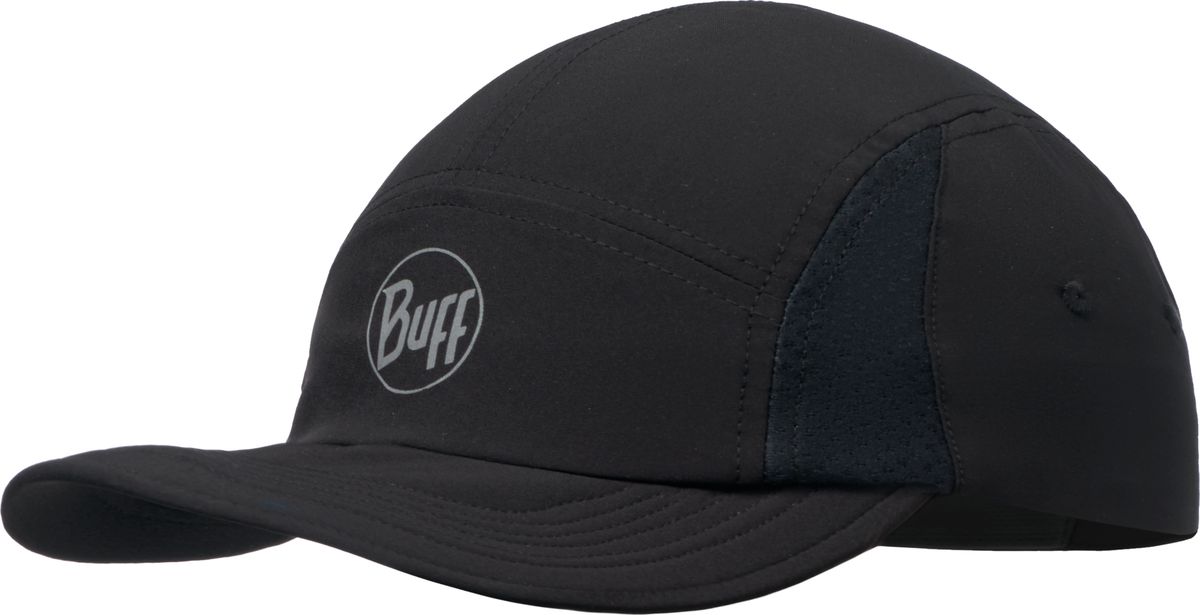 Кепка Buff Run Cap Solid Black, цвет: черный. 117189.999.10.00. Размер 58
