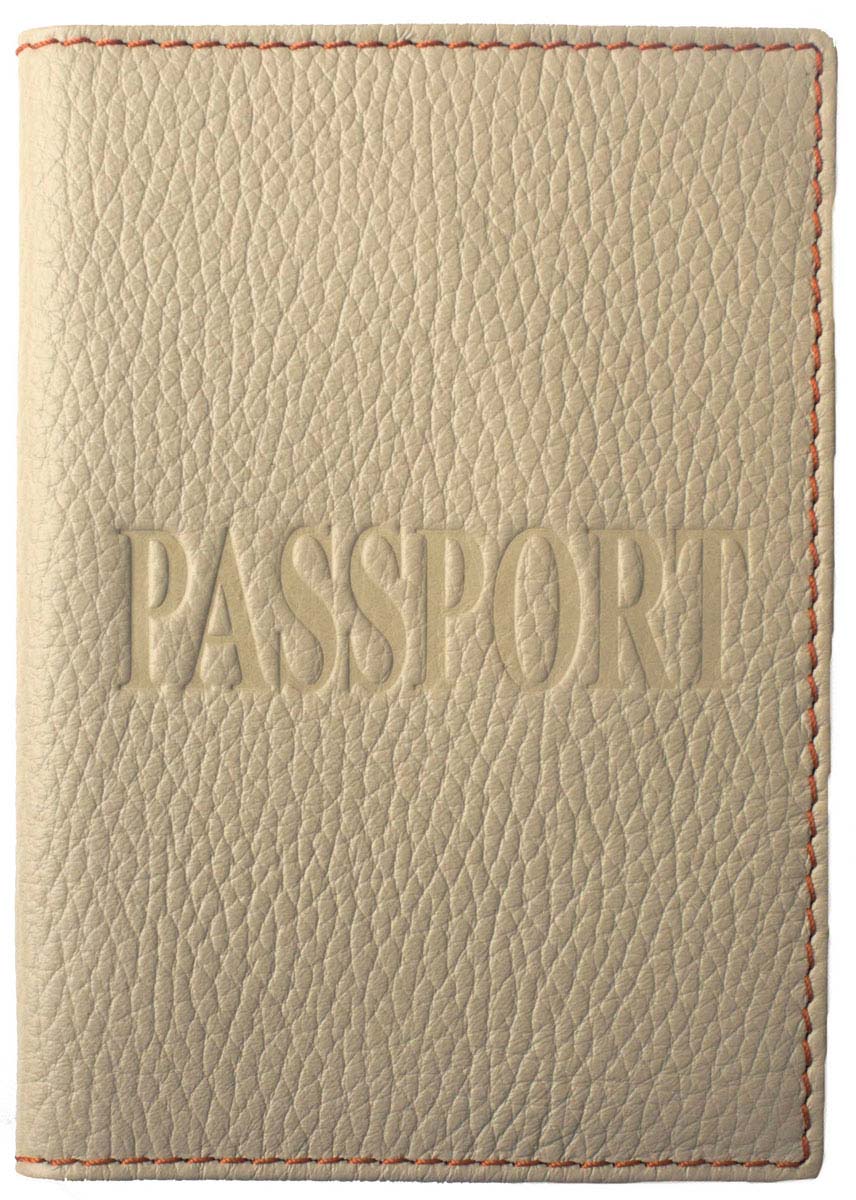 Обложка для паспорта женская Dimanche, цвет: молочный, бежевый. 230/38/51