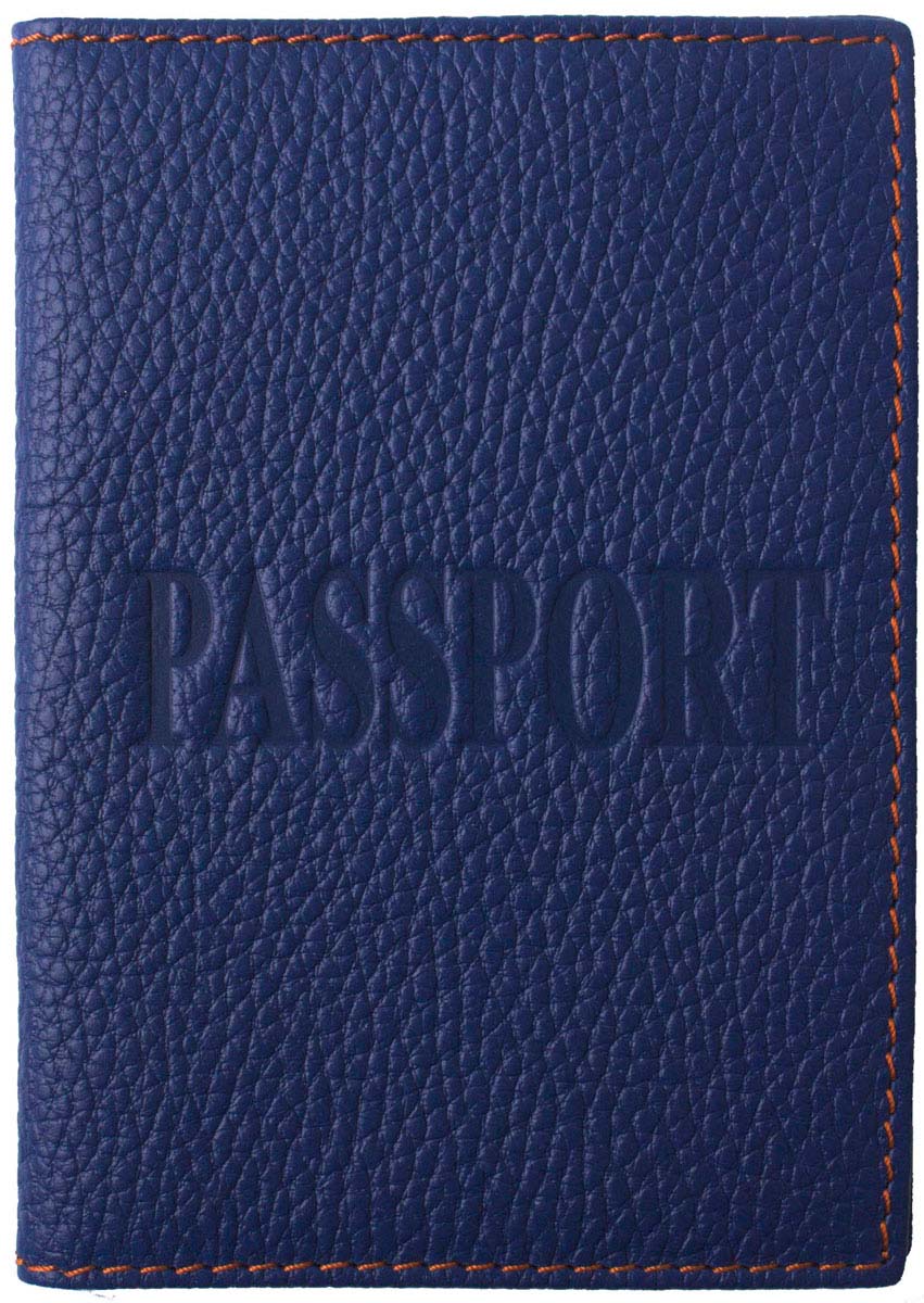 Обложка для паспорта женская Dimanche, цвет: синий, красный, белый. 230/47/13/22