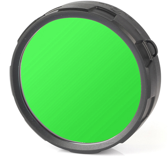 Фильтр для фонарей Olight FM21-G, цвет: зеленый
