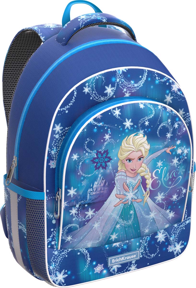 Disney Рюкзак детский ErgoLine Холодное сердце Эльза и волшебство Северного сияния
