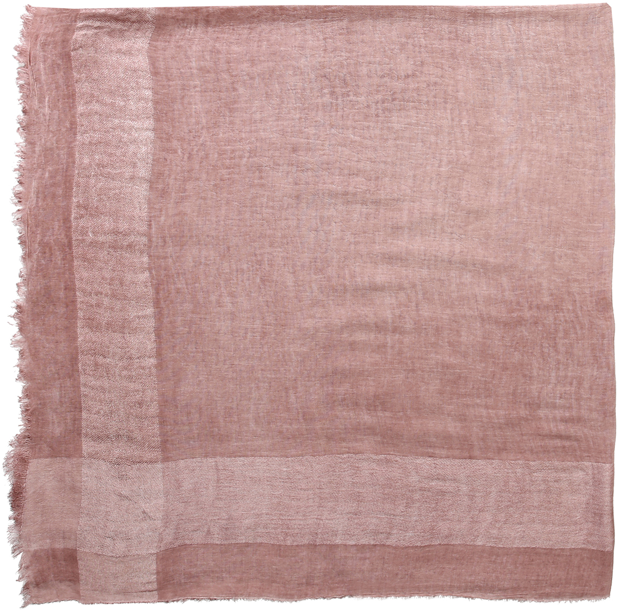Платок женский Модные истории, цвет: розовый. 23/0581/117. Размер 135 см x 135 см