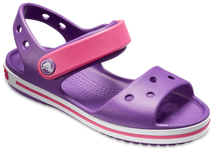 Сандалии детские Crocs Crocband Sandal Kids, цвет: фиолетовый. 12856-54O. Размер C4 (21)