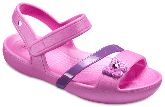 Сандалии для девочки Crocs Lina Sandal K, цвет: розовый. 205043-6U9. Размер C13 (30/31)