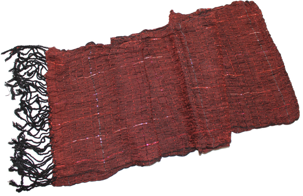 Шарф женский Ethnica, цвет: терракотовый. 230075н. Размер 50 x 170 см
